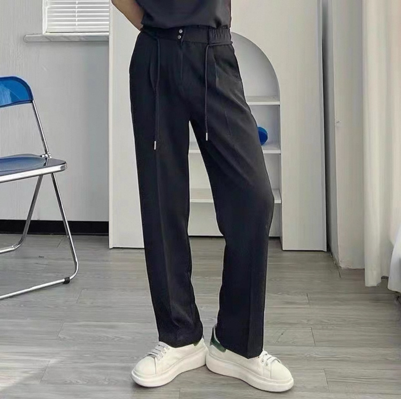 2025 Summer New Fashionable and Handsome Leisure Sports Suit Men's Trendy Design Sleeveless Vest Trousers
