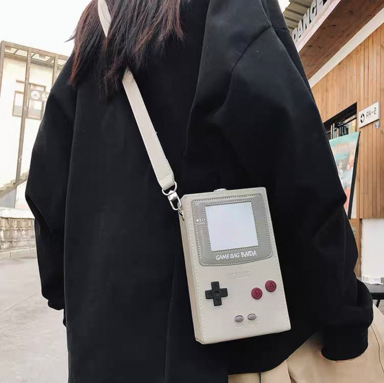 Cute all-match shoulder bag funny game console messenger bag travel leisure mobile phone bag convenient small square bag fashionable