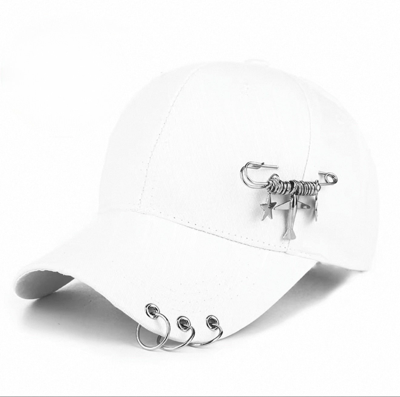 Hat men's fashion personality baseball cap Korean style hip-hop all-match street youth black duckbill cap female spring and summer