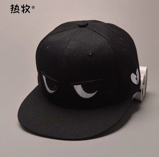 Personality funny leisure flat brim flat brim hat baseball cap men's hat duckbill cap hip hop flat brim summer high top trend